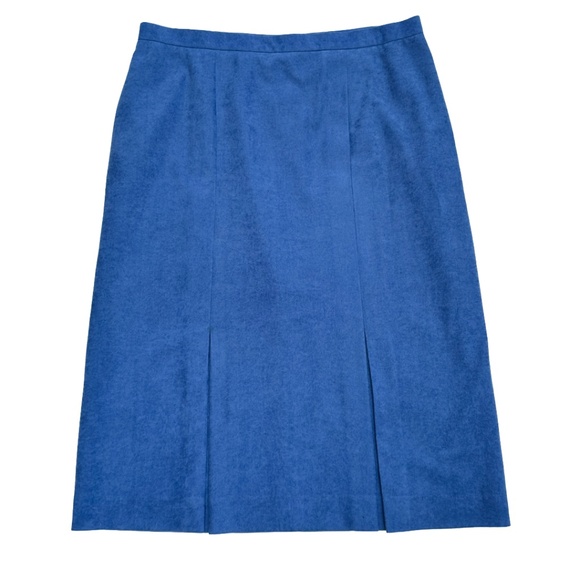 Vintage D’Allaird’s Blue Skirt Suit Set – Size 15 Jacket & Size 16 Skirt - Picture 3 of 7